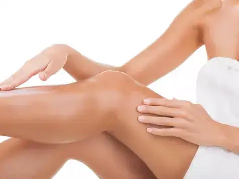 laser hair removal patient 