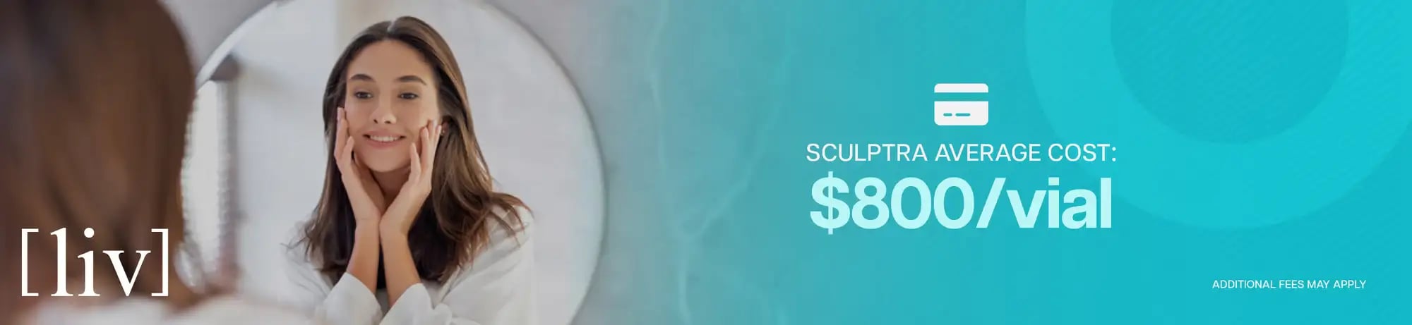 Sculptra average cost $800/ vial in Boca Raton, FL 
